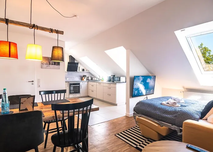 Maremar - Nahe Klinikum - Luxus Boxspring - Parkplatz - Kueche - Highspeed Wlan - Bis Zu 7p Lejlighed